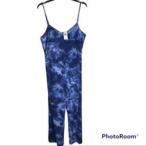 Derek Heart Plus Size Soft Stretchy Tie-Dye Jumpsuit